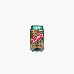 Trophy Premium Lager Beer Can 33cl