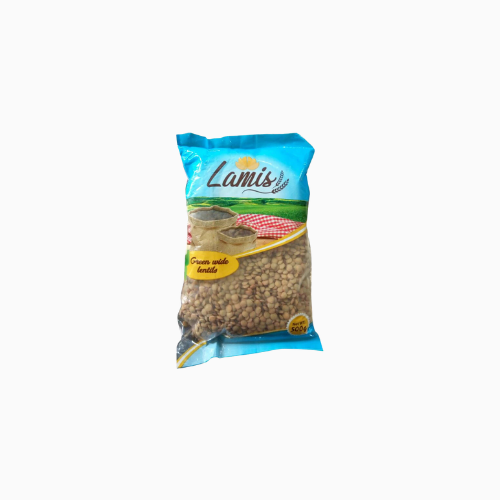 Lamis Green Wide Lentils 500g