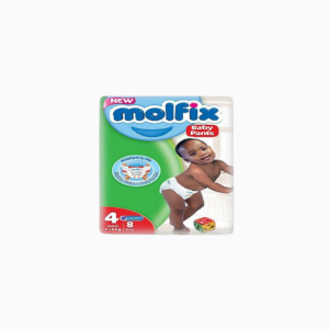 Molfix Baby Pants Size 4 Maxi 7-18 kg x8
