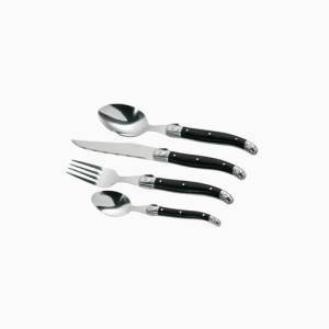Premier Black Swiss Cutlery Set - 16 Pieces